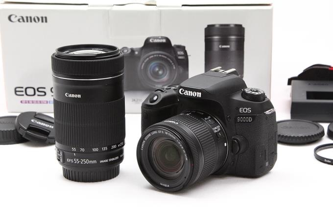 【美品】EOS 9000D ダブルズームキット