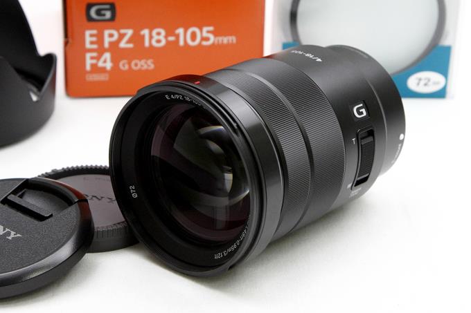 E PZ 18-105mm F4 G OSS SELP18105G レンズフィルター付き 【K591