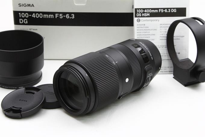 Sigma 100-400mm F5-6.3 DG DN、三脚座付き（美品）