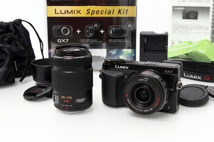 LUMIX DMC-GX7-KS ダブルズームレンズキット ブラック 【K1066 