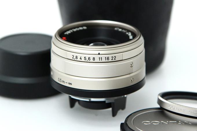 カメラContax g g28 28mm f2.8 Biogon 実用品 - レンズ(単焦点)