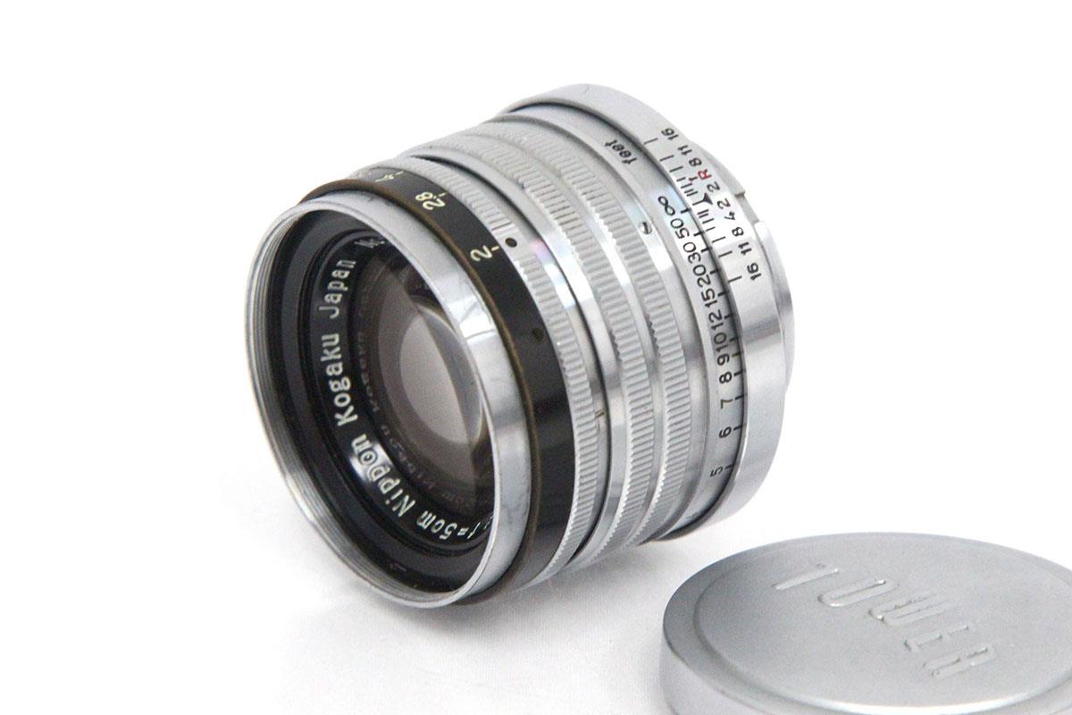 良品 Nikkor HC 5ｃm F/2 黒帯ライカＬ３９レンズ-