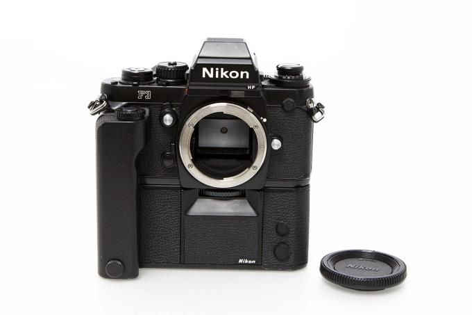 Nikon F3ボディ、モータードライブ付き-