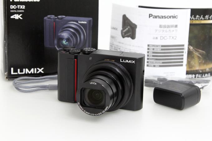 予約販売品】 シャッター数約2600 DC-TX2-K 美品 TX LUMIX デジタル