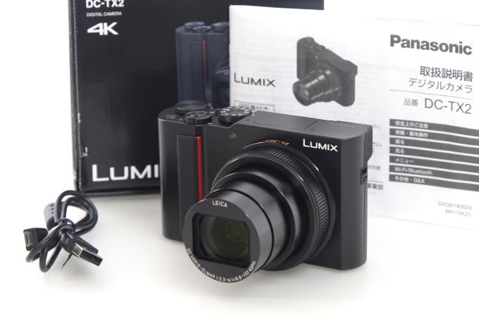 パナソニック Panasonic LUMIX DC-TX2-K パナソニック、340gで