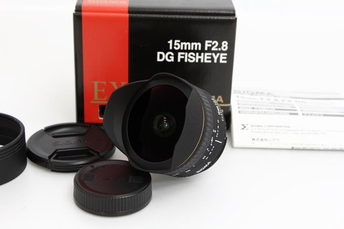 15mm F2.8 EX DG DIAGONAL FISHEYE ニコンFマウント K2519-2B3