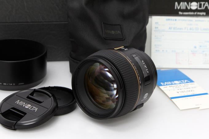 MINOLTAレンズ 85mmF1.4 少し難あり | www.fleettracktz.com