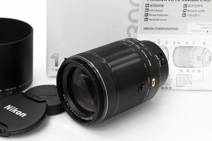 1 NIKKOR VR 70-300mm F4.5-5.6 ブラック 超望遠ズームレンズ K2892