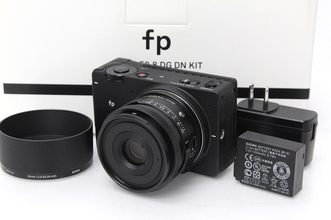 美品 fp SIGMA 45mm レンズキット 予備バッテリー付 DN DG f2.8 