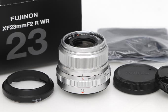 富士フイルム XF23mmF2 R WR シルバー 美品 付属品有