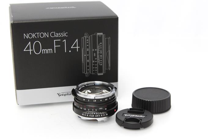 フォクトレンダー NOKTON classic 40mm F1.4 S.C. ライカMマウント M638-2A4 | フォクトレンダー |  レンジファインダーカメラ用│アールイーカメラ