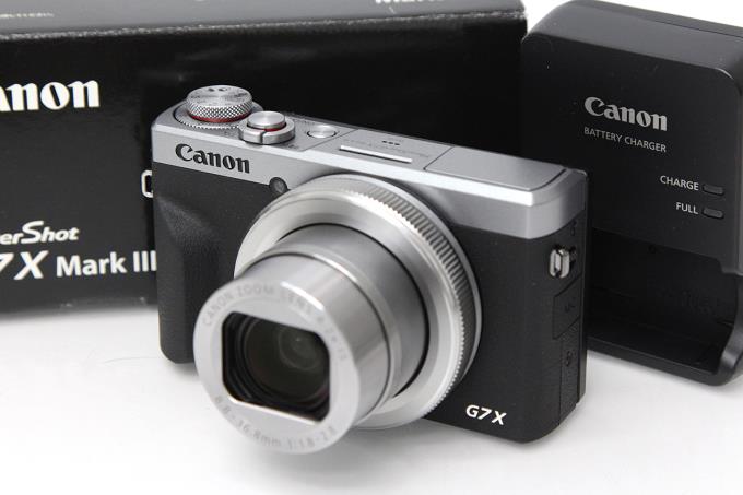 極美品◇POWERSHOT G7 X MARK III シルバー-