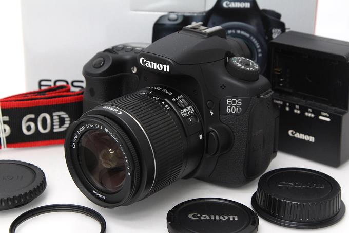 EOS 60D EF-S18-55 IS レンズキット シャッター回数 約500回以下 M1098