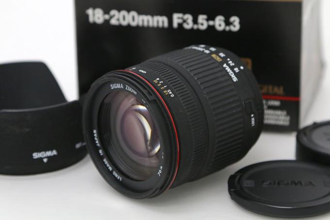 SIGMA Canon E Fマウント18-200m m f3.5〜6.3