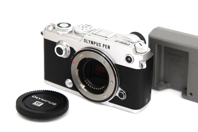 OLYMPUS PEN-F ボディ シルバー シャッター回数約6150回以下 A919-2Q1 ...