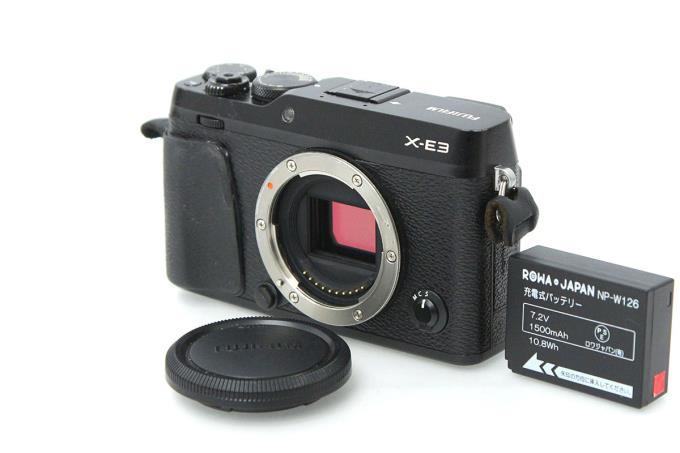 FUJIFILM X-E3 ボディ ブラック シャッター回数約1900回以下 γH411-2C3