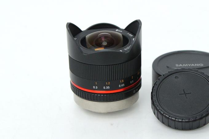 8mm F2.8 UMC FISH-EYE II ブラック 富士フイルムXマウント用 γH210-2B2C | サムヤン |  ミラーレスカメラ用│アールイーカメラ