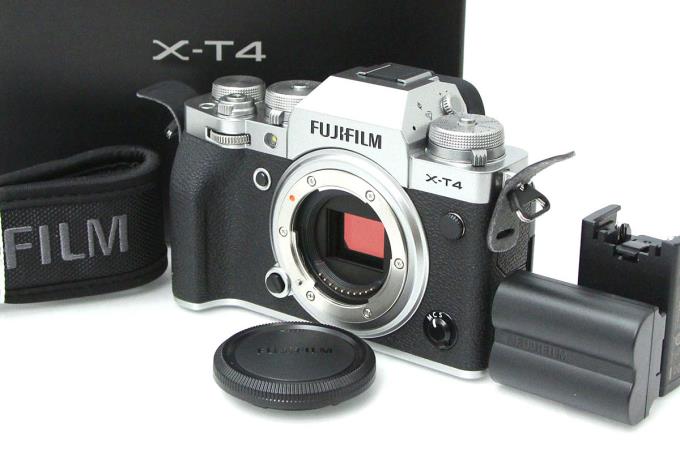 X-T4 ボディ シルバー シャッター回数 約3900回以下 γH373-2O3 | 富士