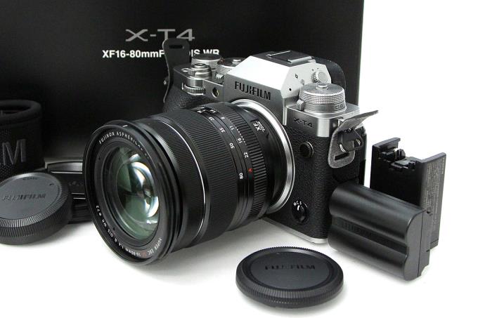 FUJIFILM X-T4 レンズキット シルバー シャッター回数約7300回以下 