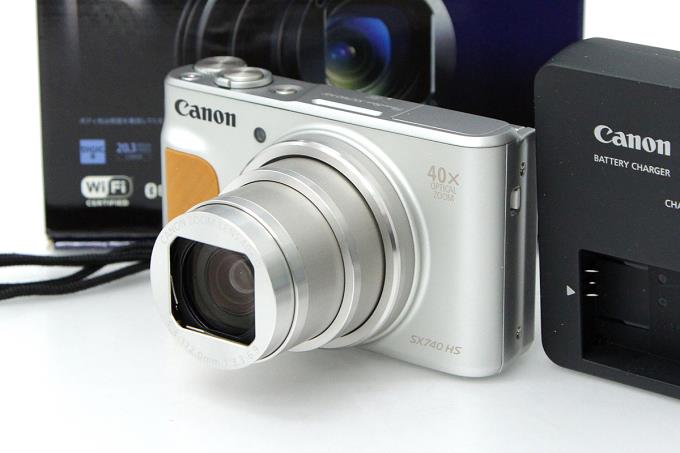 PowerShot SX740 HS シルバー γH591-2S3 | キヤノン | コンパクト