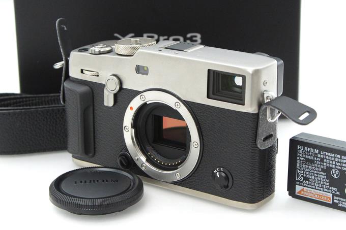 FUJIFILM フジフィルム X-Pro3 DRシルバー ウッドグリップ ほか | store.granthnirman.com