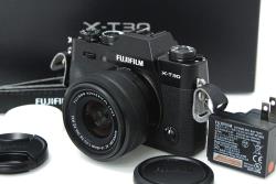 FUJIFILM X-T30 15-45mm レンズキット ブラック シャッター回数約2200回以下 γH745-2Q4