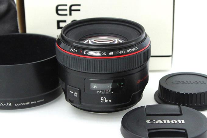 送料込・まとめ買い Canon EF50F1.2L USM ※純正フィルター付 - 通販