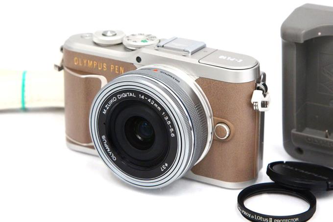 超激安新品OLYMPUS E-PL10 14-42 EZ レンズキット BROWN デジタルカメラ