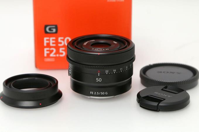 送料無料 非冷凍品同梱不可 【美品】ソニー FE 50mm F2.5 G SEL50F25G