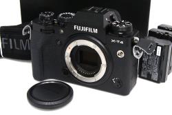 FUJIFILM X-T4 ボディ ブラック シャッター数約22600回以下 γA3118-2J3