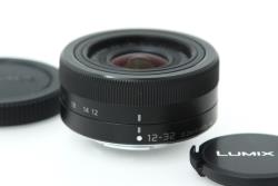 LUMIX G VARIO 12-32mm F3.5-5.6 ASPH. MEGA O.I.S. H-FS12032-K ブラック γH1339-2R4B