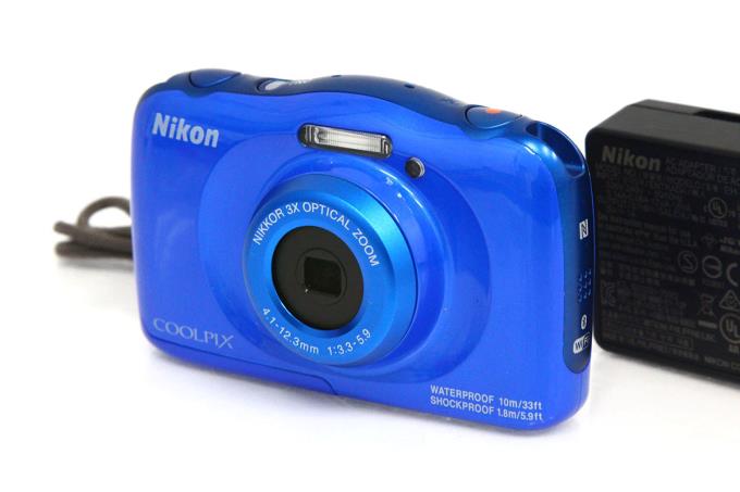 動作良好】Nikon COOLPIX W100 防水 クールピクス ブルー - デジタルカメラ