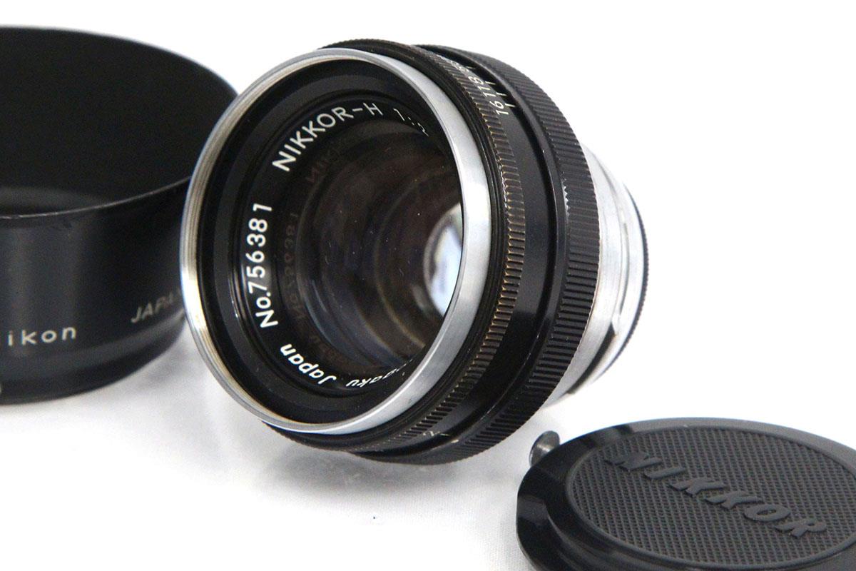 ニコン Nikon nikkor-h レンズ付 1:2 f=5cm bブラック