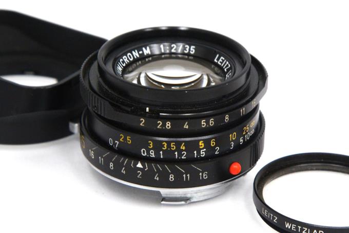 SUMMICRON-M 35mm F2 第4世代 7枚玉 ブラック カナダ製 γA3458-2C1 