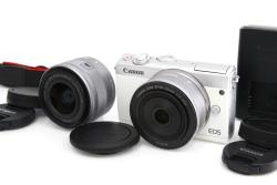 EOS M100 ダブルレンズキット ホワイト A3715-3U4A