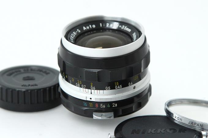 【冬バーゲン★】 NIKKOR-S ニコン | γH1815-2R1B Fマウント用 F2.8 35mm Auto レンズ(単焦点)