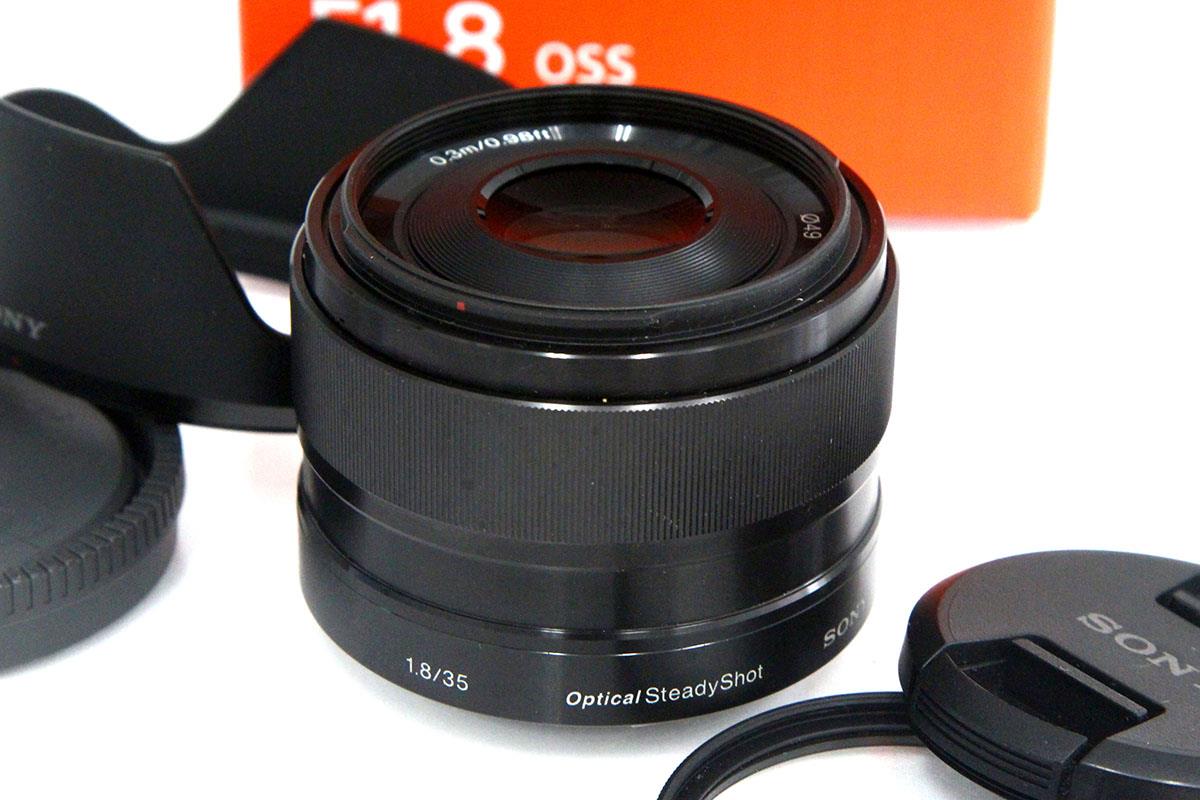 SONY E35F1.8OSS レンズ保護プロテクター付 - カメラ