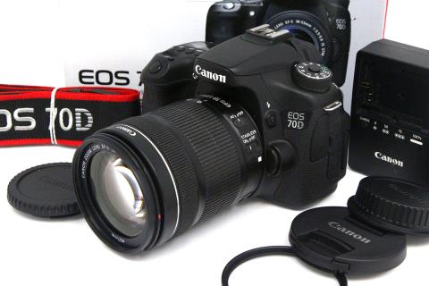 EOS 70D EF-S18-135 IS STM レンズキット シャッター回数 約5700回以下 γA4632-2Q4
