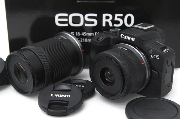 EOS R50 ダブルズームキット ブラック γH2670-2P4 | キヤノン | ミラー