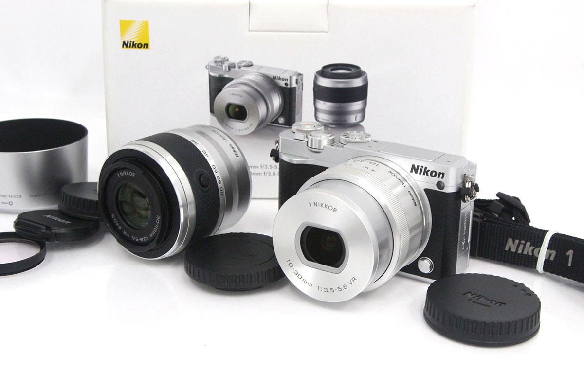Nikon 1 J5 ダブルズームレンズキット シルバー シャッター回数 約4700