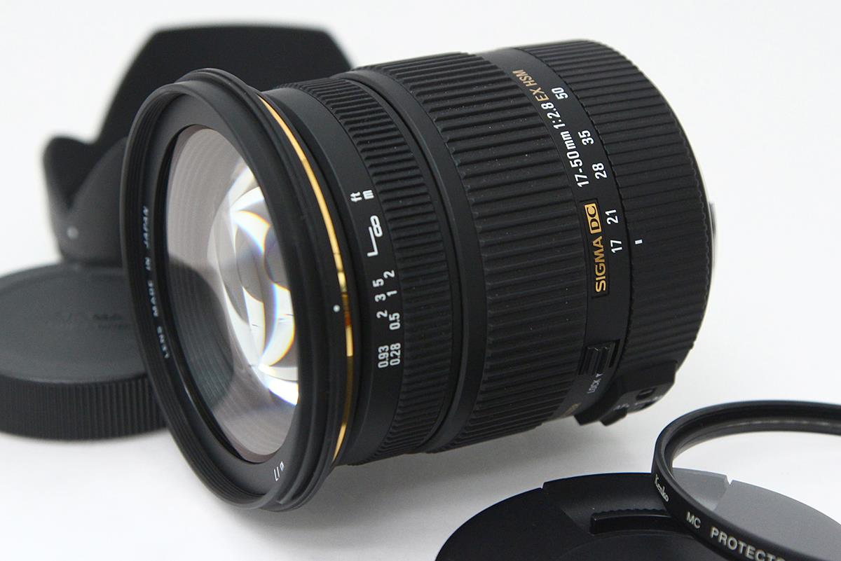 SIGMA DC 17-50mm 1:2:8 EX HSM キヤノンEFマウント-