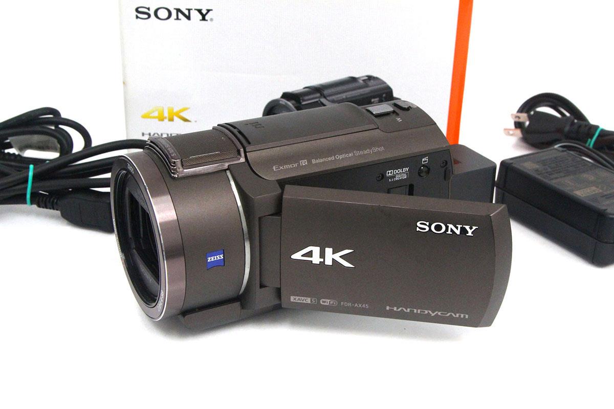 FDR-AX45 デジタル4Kビデオカメラレコーダー ブロンズブラウン γA5454 ...