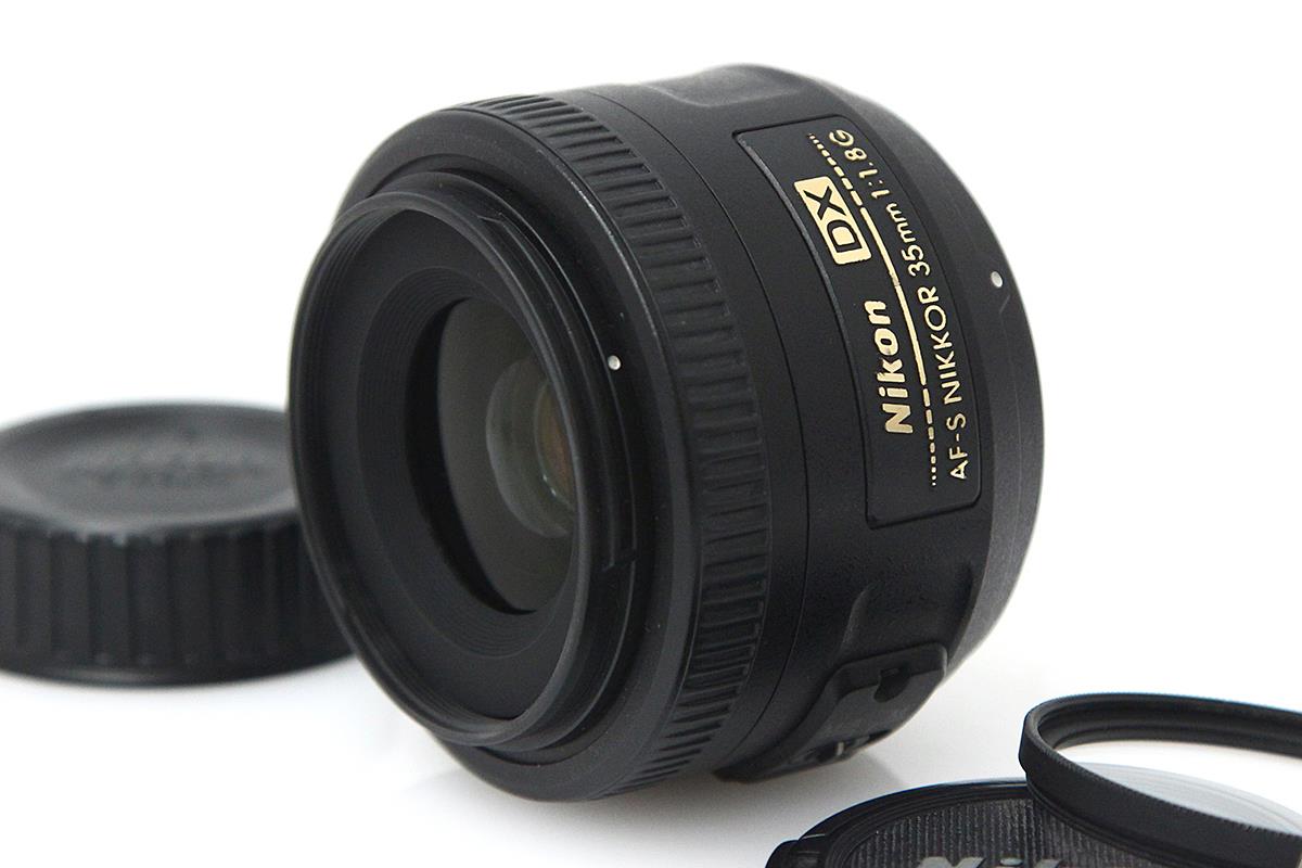 カメラ【美品】AF-S DX NIKKOR 35mm f/1.8G(フィルタ付き