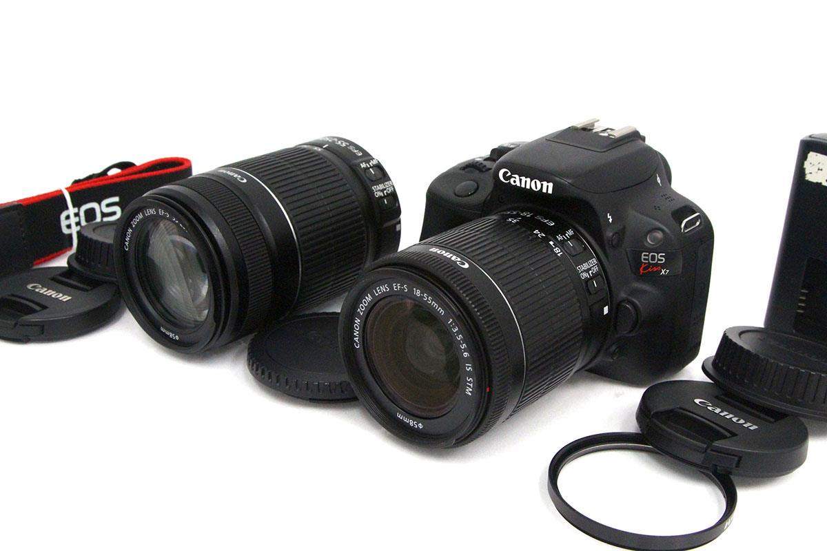 デジタル一眼Canon EOS Kiss✖️7   ダブルズームキット