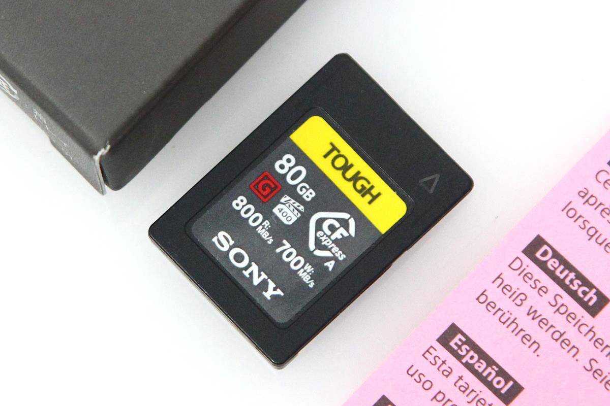 CEA-G80T CFexpressカード Type-A 80GB 700MB/s γH3291-2D2A | ソニー