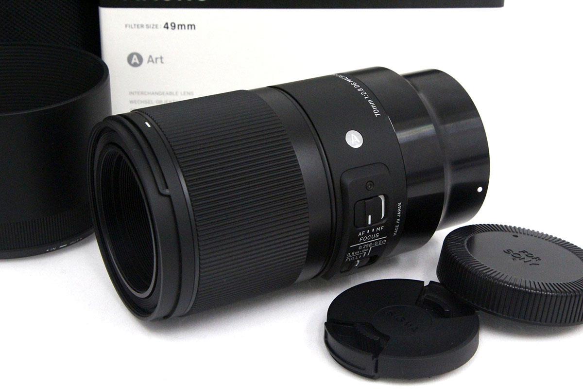 新品同様 シグマ 70mm F2.8 DG MACRO ソニー Eマウント - カメラ