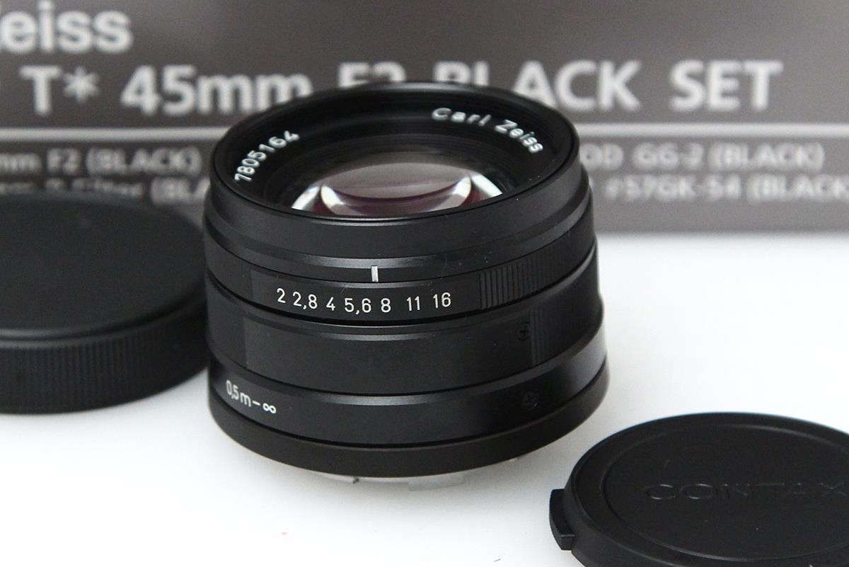 Planar T* 45mm F2 ブラック コンタックスG用 γH3345-2A4