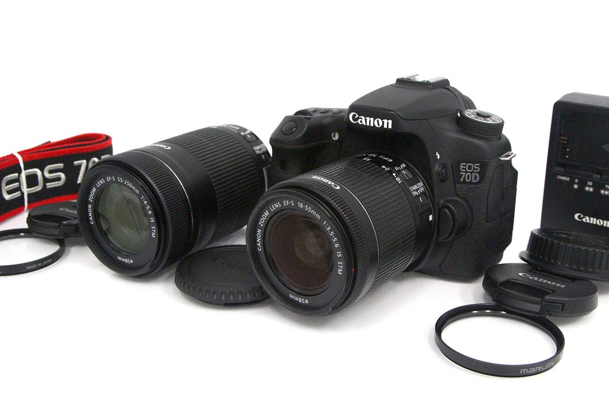 デジタル一眼Canon EOS 70D ダブルズームキット