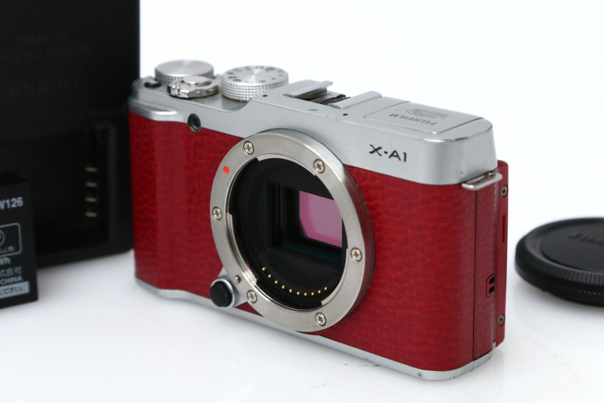 X-A1 ボディ レッド γN787-2Q2B | 富士フイルム | ミラーレスカメラ 