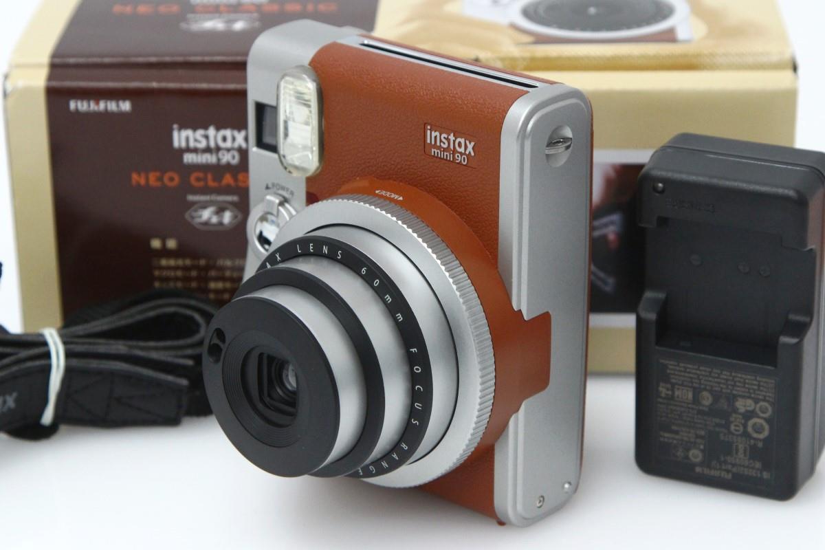 instax mini 90 チェキ ネオクラシック ブラウン γT116-2P3